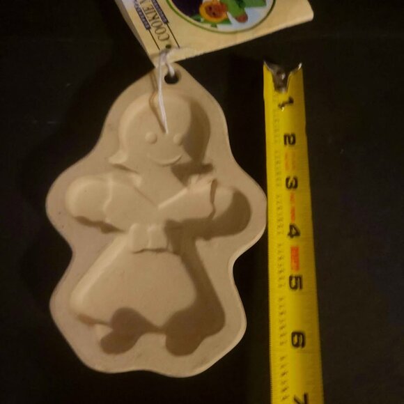 Superstone Gingerbread Cookie Mold Made Of Natural Stoneware By Sassafras Enterp - Picture 7 of 8